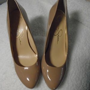 Jessica Simpson Patent Leather  Heels size medium